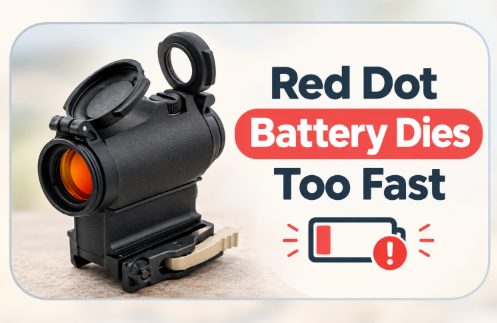 Red Dot Battery Dies Too Fast